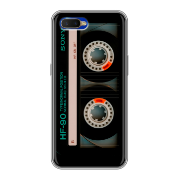 Силиконовый чехол на OPPO RX17 Neo с принтом Кассета