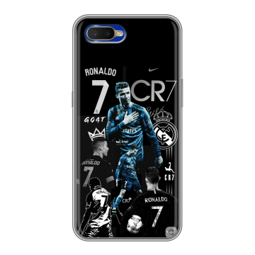 Силиконовый чехол на OPPO RX17 Neo с принтом Реал Роналдо