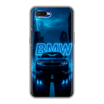 Силиконовый чехол на OPPO RX17 Neo с принтом BMW БМВ