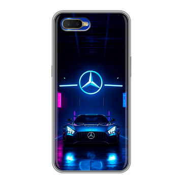 Силиконовый чехол на OPPO RX17 Neo с принтом Mercedes Мерседес