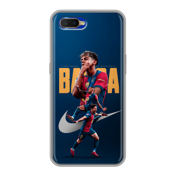 Силиконовый чехол на OPPO RX17 Neo с принтом Барселона Barca Yamal 