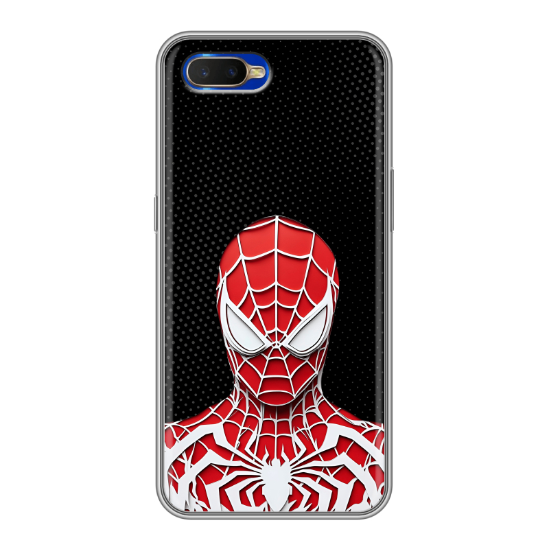 Силиконовый чехол на OPPO RX17 Neo с принтом человек паук spiderman Силиконовый чехол на OPPO RX17 Neo с принтом человек паук spiderman