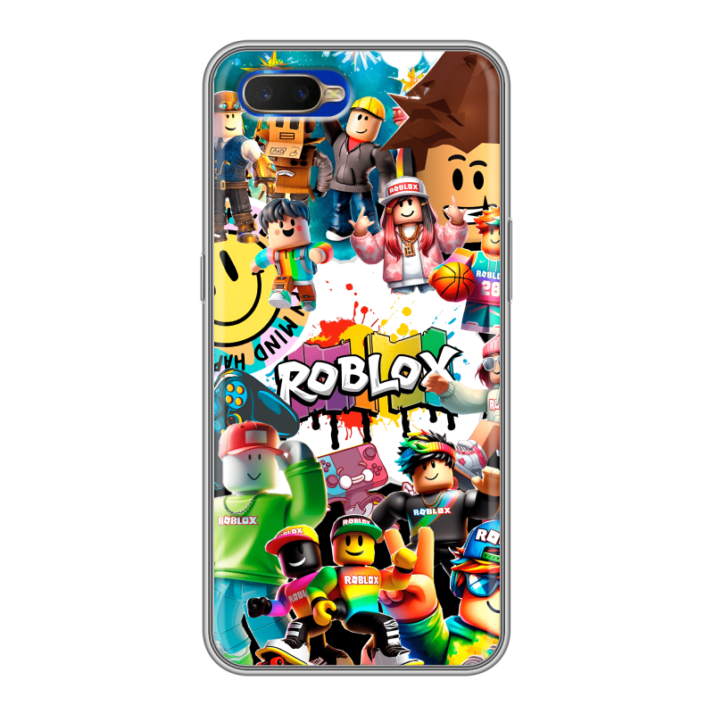 Силиконовый чехол на OPPO RX17 Neo с принтом Roblox Роблокс Силиконовый чехол на OPPO RX17 Neo с принтом Roblox Роблокс