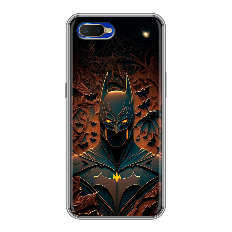 Силиконовый чехол на OPPO RX17 Neo с принтом Batman Бэтмен Силиконовый чехол на OPPO RX17 Neo с принтом Batman Бэтмен