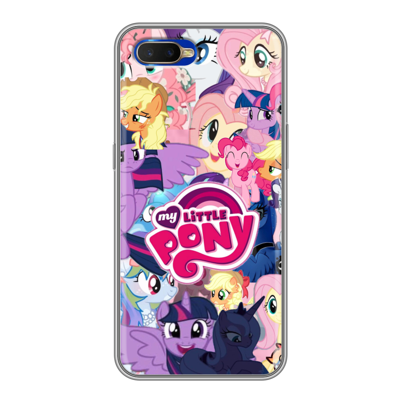 Силиконовый чехол на OPPO RX17 Neo с принтом My little pony Дружба чудо Силиконовый чехол на OPPO RX17 Neo с принтом My little pony Дружба чудо