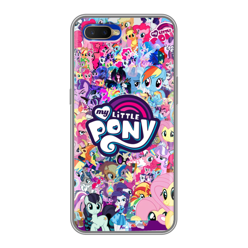 Силиконовый чехол на OPPO RX17 Neo с принтом My little pony Дружба чудо Силиконовый чехол на OPPO RX17 Neo с принтом My little pony Дружба чудо