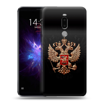 Силиконовый чехол на Meizu Note 8 с принтом Герб России