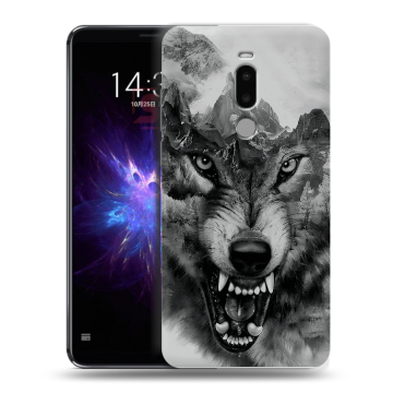 Силиконовый чехол на Meizu Note 8 с принтом Волк Силиконовый чехол на Meizu Note 8 с принтом Волк