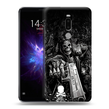 Силиконовый чехол на Meizu Note 8 с принтом Скелет Силиконовый чехол на Meizu Note 8 с принтом Скелет