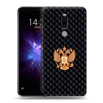 Силиконовый чехол на Meizu Note 8 с принтом Герб России принт