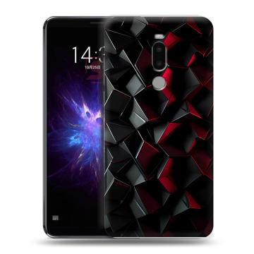 Силиконовый чехол на Meizu Note 8 с принтом Абстракция