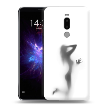 Силиконовый чехол на Meizu Note 8 с принтом Силуэт