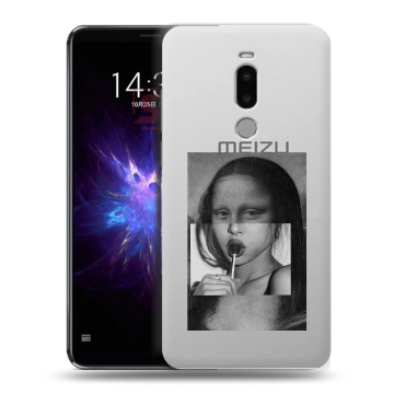 Силиконовый чехол на Meizu Note 8 с принтом Мона Лиза Силиконовый чехол на Meizu Note 8 с принтом Мона Лиза
