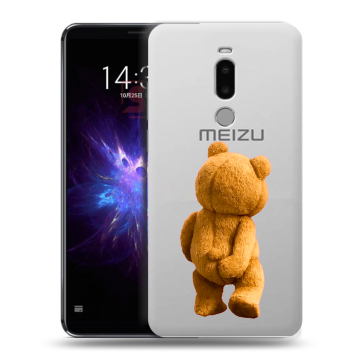 Силиконовый чехол на Meizu Note 8 с принтом Медведь Силиконовый чехол на Meizu Note 8 с принтом Медведь