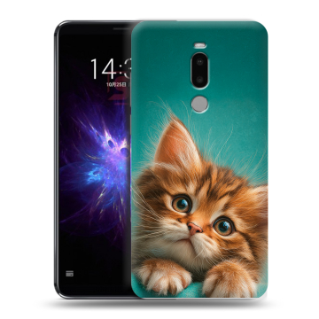 Силиконовый чехол на Meizu Note 8 с принтом котенок Силиконовый чехол на Meizu Note 8 с принтом котенок
