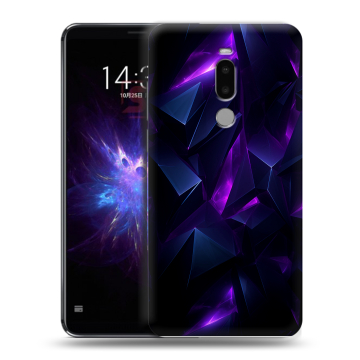 Силиконовый чехол на Meizu Note 8 с принтом Абстракиция