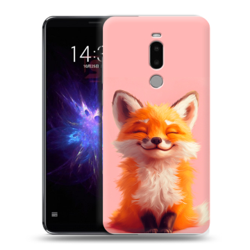 Силиконовый чехол на Meizu Note 8 с принтом милая лиса Силиконовый чехол на Meizu Note 8 с принтом милая лиса
