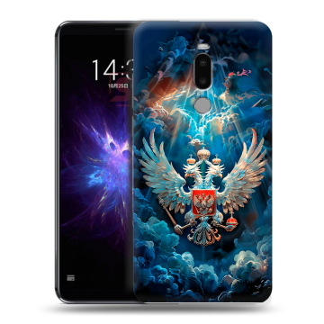 Силиконовый чехол на Meizu Note 8 с принтом Герб флаг России Силиконовый чехол на Meizu Note 8 с принтом Герб флаг России