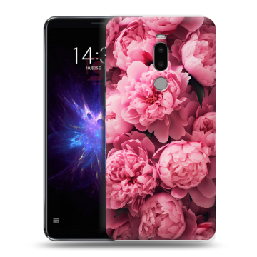 Силиконовый чехол на Meizu Note 8 с принтом цветы пионы Силиконовый чехол на Meizu Note 8 с принтом цветы пионы