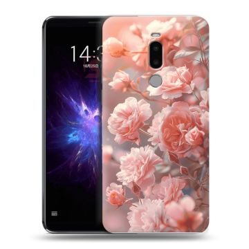 Силиконовый чехол на Meizu Note 8 с принтом Розовые розы Силиконовый чехол на Meizu Note 8 с принтом Розовые розы