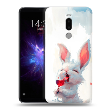 Силиконовый чехол на Meizu Note 8 с принтом кролик зайчик Силиконовый чехол на Meizu Note 8 с принтом кролик зайчик