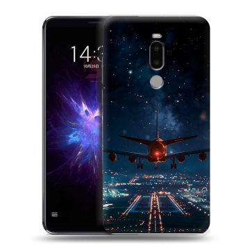 Силиконовый чехол на Meizu Note 8 с принтом самолет Силиконовый чехол на Meizu Note 8 с принтом самолет