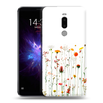 Силиконовый чехол на Meizu Note 8 с принтом цветы Силиконовый чехол на Meizu Note 8 с принтом цветы