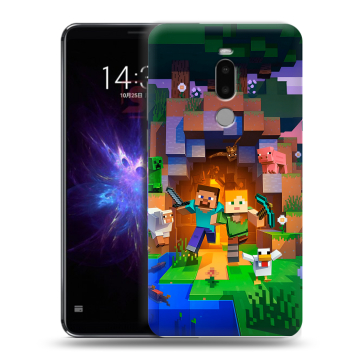 Силиконовый чехол на Meizu Note 8 с принтом Майнкрафт Minecraft Силиконовый чехол на Meizu Note 8 с принтом Майнкрафт Minecraft