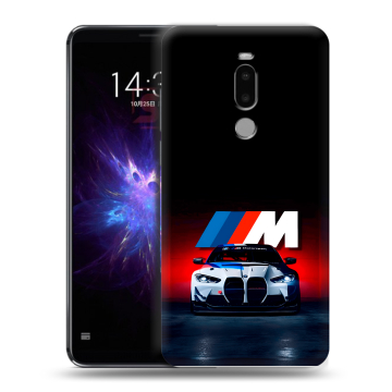 Силиконовый чехол на Meizu Note 8 с принтом БМВ BMW Силиконовый чехол на Meizu Note 8 с принтом БМВ BMW