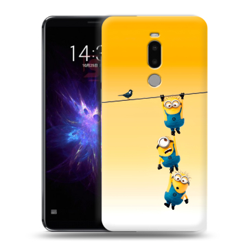 Силиконовый чехол на Meizu Note 8 с принтом Миньоны Силиконовый чехол на Meizu Note 8 с принтом Миньоны