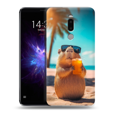 Силиконовый чехол на Meizu Note 8 с принтом Капибара