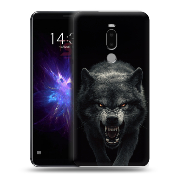 Силиконовый чехол на Meizu Note 8 с принтом Волк Силиконовый чехол на Meizu Note 8 с принтом Волк
