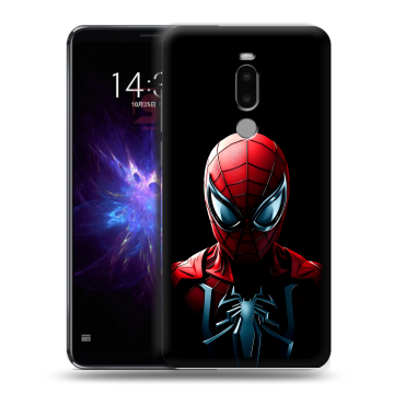 Силиконовый чехол на Meizu Note 8 с принтом Spiderman Человек паук