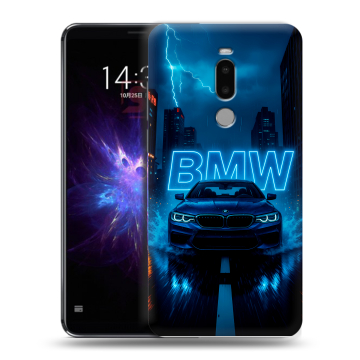 Силиконовый чехол на Meizu Note 8 с принтом BMW БМВ