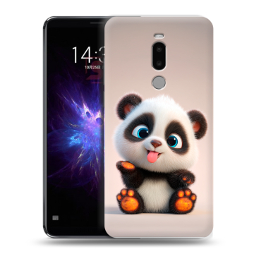Силиконовый чехол на Meizu Note 8 с принтом милая панда Силиконовый чехол на Meizu Note 8 с принтом милая панда