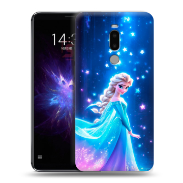 Силиконовый чехол на Meizu Note 8 с принтом Холодное сердце Frozen