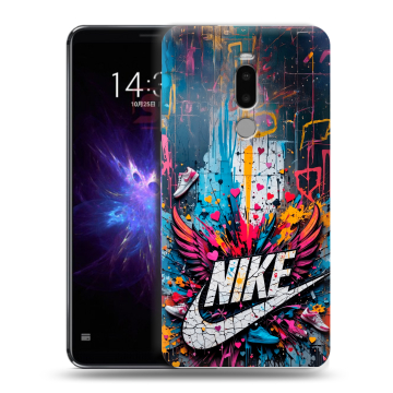 Силиконовый чехол на Meizu Note 8 с принтом Nike Найк Силиконовый чехол на Meizu Note 8 с принтом Nike Найк