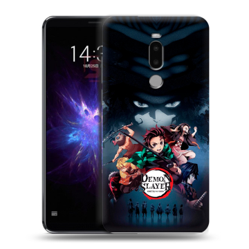 Силиконовый чехол на Meizu Note 8 с принтом Demon Slayer Клинок рассекающий демонов Силиконовый чехол на Meizu Note 8 с принтом Demon Slayer Клинок рассекающий демонов