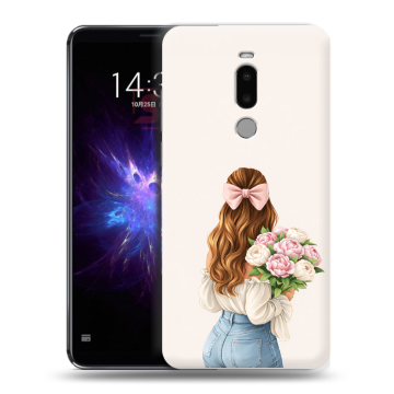 Силиконовый чехол на Meizu Note 8 с принтом женский Силиконовый чехол на Meizu Note 8 с принтом женский
