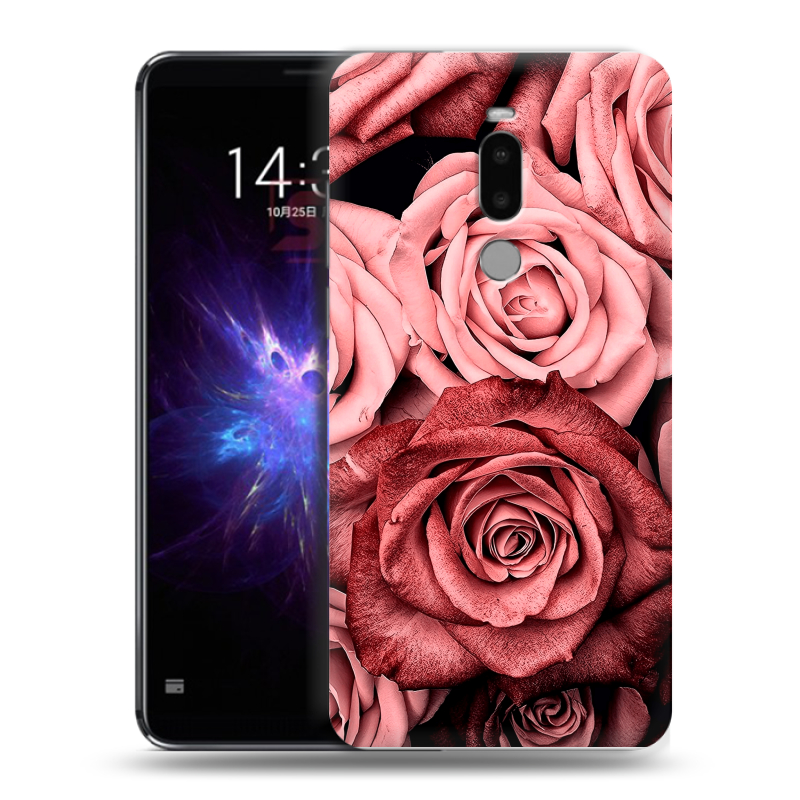 Силиконовый противоударный чехол на Meizu Note 8 с принтом Цветы розы Силиконовый противоударный чехол на Meizu Note 8 с принтом Цветы розы