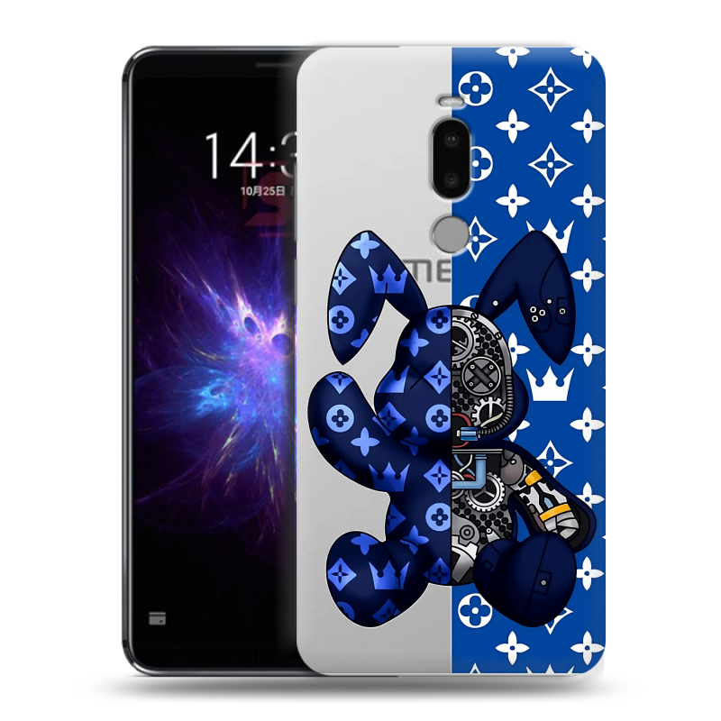 Силиконовый противоударный чехол на Meizu Note 8 с принтом Луи робот Силиконовый противоударный чехол на Meizu Note 8 с принтом Луи робот