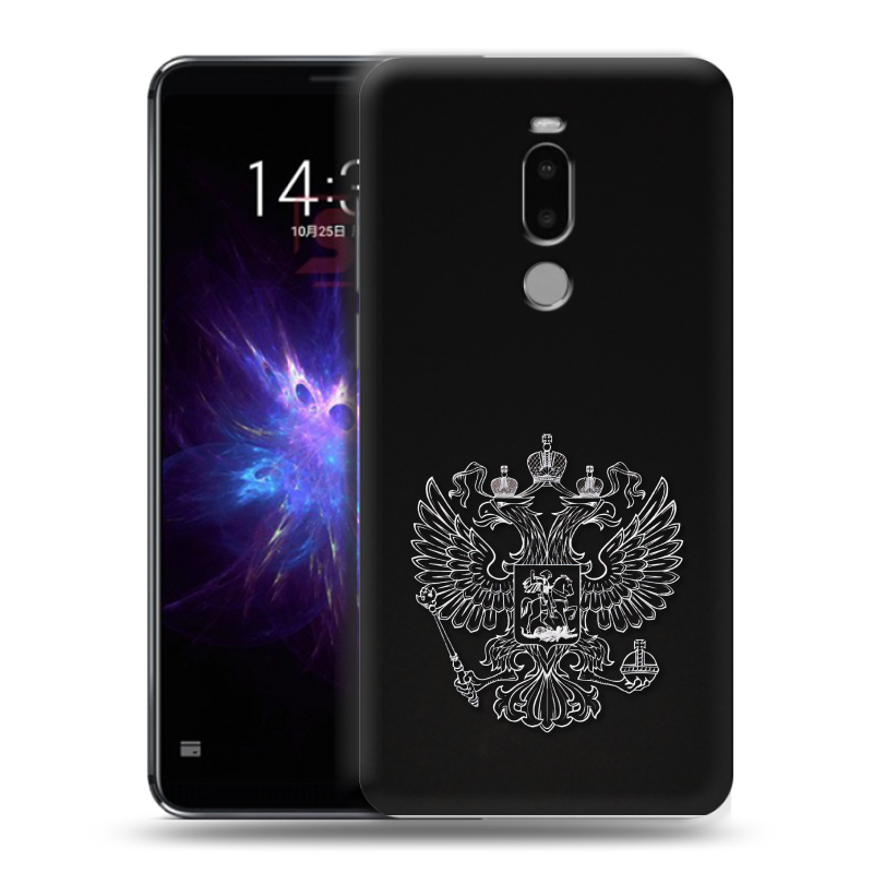 Силиконовый противоударный чехол на Meizu Note 8 с принтом Герб России Силиконовый противоударный чехол на Meizu Note 8 с принтом Герб России