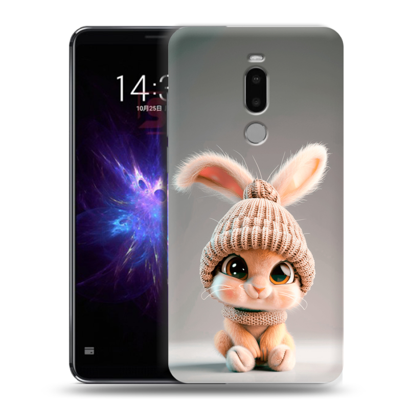 Силиконовый чехол на Meizu Note 8 с принтом Кролик Силиконовый чехол на Meizu Note 8 с принтом Кролик