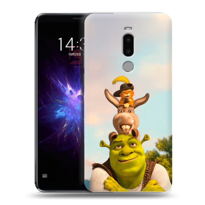 Силиконовый противоударный чехол на Meizu Note 8 с принтом Шрек Shrek Силиконовый противоударный чехол на Meizu Note 8 с принтом Шрек Shrek