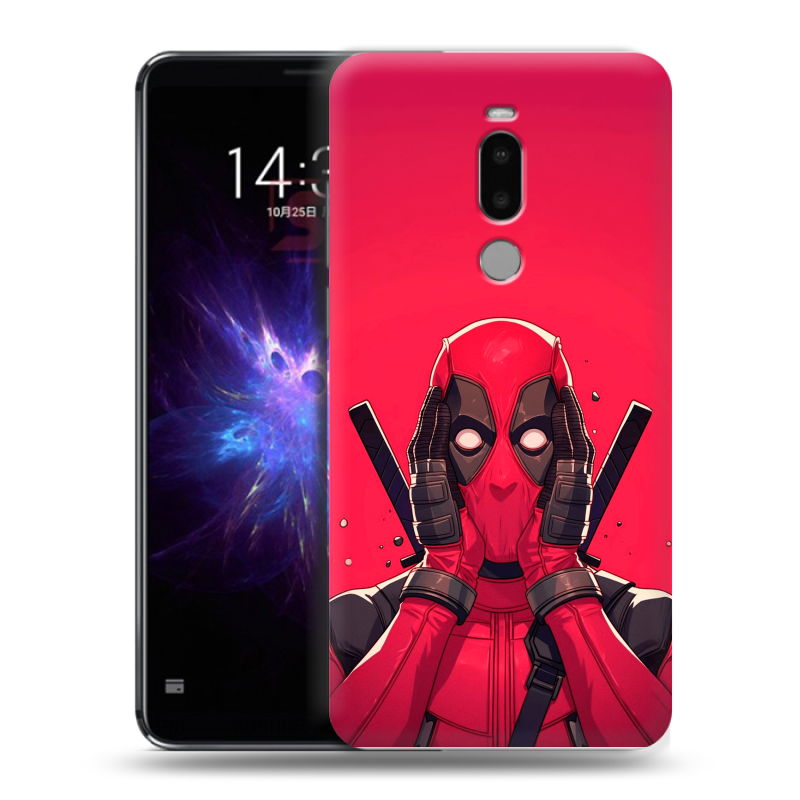 Силиконовый противоударный чехол на Meizu Note 8 с принтом Дедпул Deadpool Силиконовый противоударный чехол на Meizu Note 8 с принтом Дедпул Deadpool