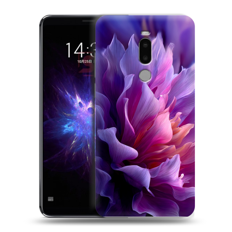 Силиконовый противоударный чехол на Meizu Note 8 с принтом женский цветы Силиконовый противоударный чехол на Meizu Note 8 с принтом женский цветы