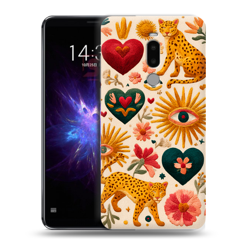 Силиконовый противоударный чехол на Meizu Note 8 с принтом Модный принт Силиконовый противоударный чехол на Meizu Note 8 с принтом Модный принт