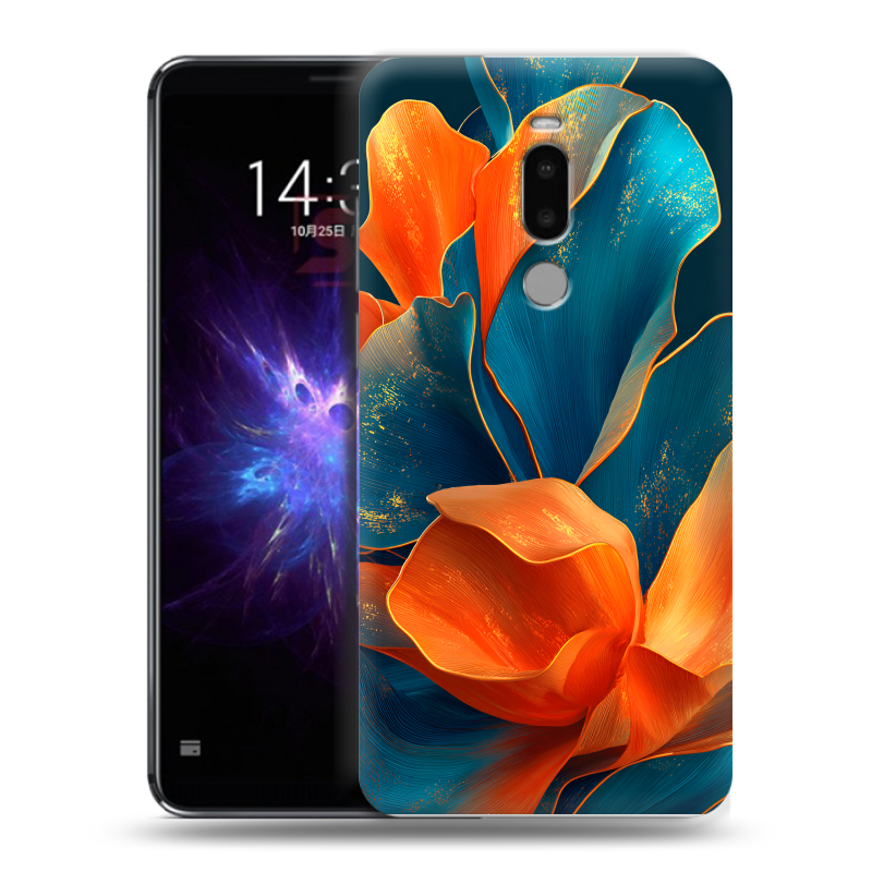 Силиконовый чехол на Meizu Note 8 с принтом Цветы Силиконовый чехол на Meizu Note 8 с принтом Цветы