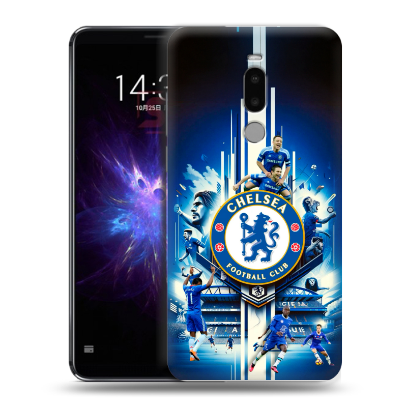Силиконовый противоударный чехол на Meizu Note 8 с принтом Chelsea Челси Силиконовый противоударный чехол на Meizu Note 8 с принтом Chelsea Челси