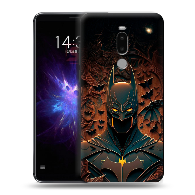 Силиконовый чехол на Meizu Note 8 с принтом Batman Бэтмен Силиконовый чехол на Meizu Note 8 с принтом Batman Бэтмен